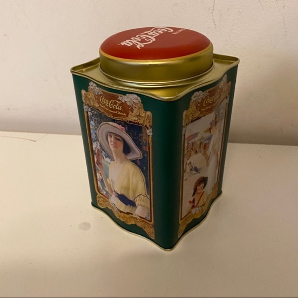 Vintage Coca-Cola The Year Round Drink Tin